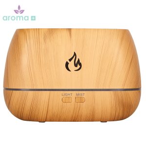 Flame Aroma Diffuser – Wooden
